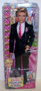 Barbie Princess Charm School Nicholas Doll NEW  