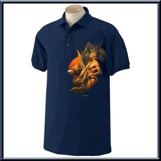 Gryphons Keeper Boris Vallejo Polo Shirt S 2X,3X,4X,5X  