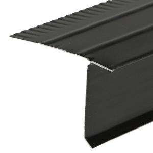  Black Aluminum Drip Edge Flashing (5511735120) from The Home Depot