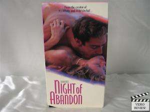 Night of Abandon VHS David Duchovny, Erika Anderson  