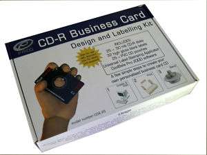 25 Business Cards CD R plus Labelling & Design Software  