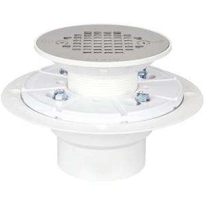 Sioux Chief 2 in. x 3 in. PVC Shower Drain with Strainer 821 2PPK at 