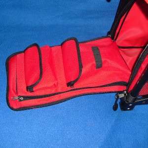 ZUCA RED CAGE AND INSERT FIGURE SKATING BAG NICE  