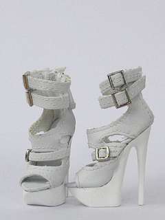 Sherry Fashion White Vinyl Sole Sexy Sandals/Shoes /Sybarites 16 Doll 