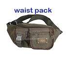 New Men Durable Canvas Fanny Waist Pack Bag Travel Bag BL G  