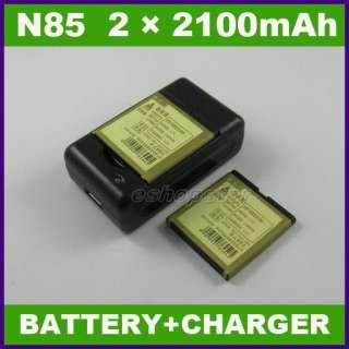 2100mAh 2×Battery + Charger For Nokia N85 N86 C7 C7 00 X7 00(BL 5K)