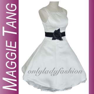 50er Jahre Tanz Kleid z. Petticoat Weiß & Rosa Gr.34 42  