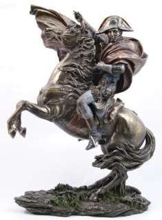 NAPOLEON BONAPARTE CAVALRY HORSE STATUE FIGURINE RALLY  