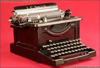 Decorativa Máquina de escribir LC Smith 8 10. 1915  