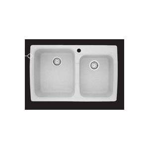  Astracast US20RWUSSK Offset Double Bowl Kitchen Sink 