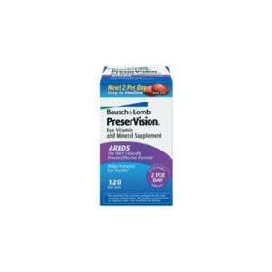 Bausch & Lomb Preservision Softgel Vitamin/Mineral 120 