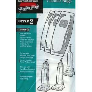 Bissell Upright Style 2 Genuine Bag (3 In A Pack).  