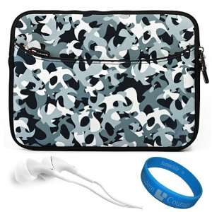  Camo Design Neoprene Sleeve Protective Carrying Case Cover for Coby 