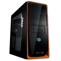 Cooler Master Elite 310 ATX, MATX Mid Tower Case with Window RC 310 OWN1 GP (Black/Orange)