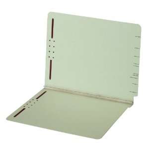 Globe Weis End Tab Pressboard Folders with Fasteners, 1 Inch Expansion 
