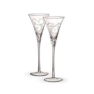 128761    Waterford 128761 Yours Truly Flute Pair Crystal Crystal 