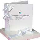 Bedazzled Swarovski Heart Wedding Card Boxed By Made With Love Designs 