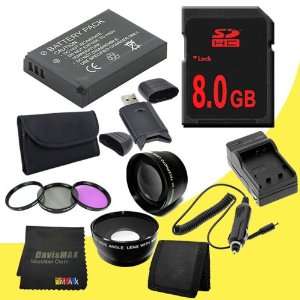   Card USB Reader + Memory Card Wallet + DavisMAX MicroFiber Cloth for