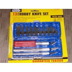  Tool Shop 13 Piece Hobby Knife Set with Case #243 8997 