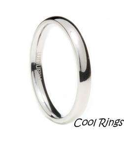 Classic Titanium Wedding Band Ring 3mm   Size 13  