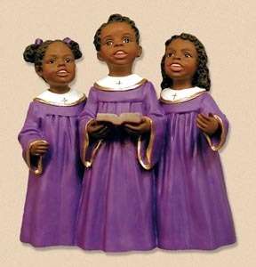 African American Church Childrens Choir Purple  
