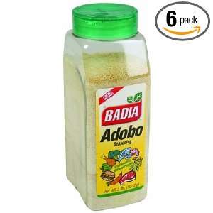 Badia Spices inc Adobo, Without Pepper, 32 Ounce (Pack of 6)  