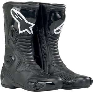   Road Riding Street Racing Motorcycle Boots   Black (Vented) / Size 39
