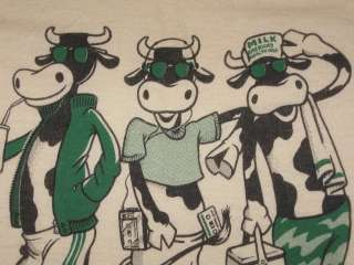 vintage AMERICAN DAIRY ASSOCIATION COW T Shirt LARGE/XL screen stars 