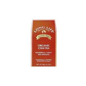  Organic Chai Tea Spicy And Aromatic   20 bags, (Long Life 