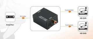 NEW Digital Optical Coax to Analog RCA Audio Converter  