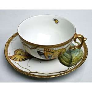  Anna Weatherley Antique Forest Leaves Tea Cup Kitchen 