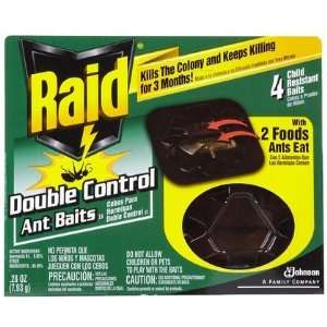 Raid Ant Baits Double Control 4 ct. (Quantity of 6)  