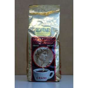 Manaresi Caffe Decaf Arabica Espresso Coffee beans 1.1 lbs  