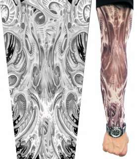Arm Anatomy Punk Gothic Rock Fake Tattoo Sleeve Arm Clothes  