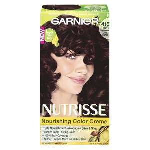   Site   Garnier Nutrisse Hair Color: 415 Soft Mahogany Dark Brown