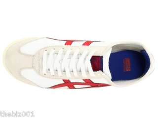 ASICS SHOES ONITSUKA TIGER MEXICO 66 WHITE/RED SIZE 13  