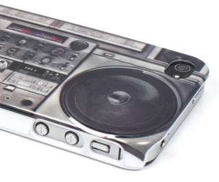 Vintage Radio Cassette Tape Recorder Player Hard Case Cover for iphone 