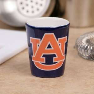  Auburn Tigers Navy Blue Orange Classic Ceramic Shot Glass 