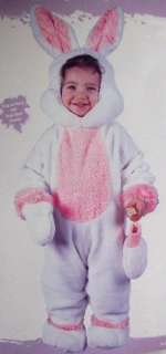 Plush EASTER BUNNY RABBIT Halloween Easter Costume Infant 6 9 12 Mo 