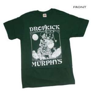  Dropkick Murphys   Skeleton Piper T Shirt Clothing