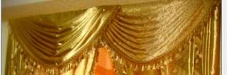 curtain Gold drapes tassel hand made egyptian Furnishing beautiful 