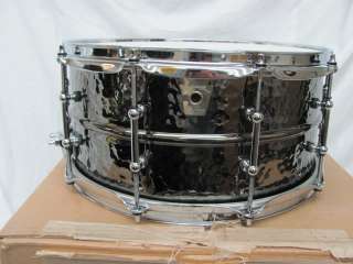 Ludwig Black Beauty Supraphonic 6.5x14 Hammered Snare Drum LB417KT 
