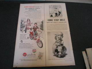 1953 AMF Junior Tricycle Bicycle Training Wheels Ad  