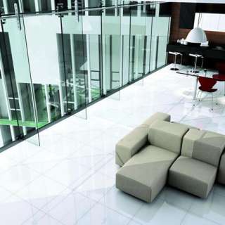 Crystal Glass Stone Tile Porcelain Marble Floor White  