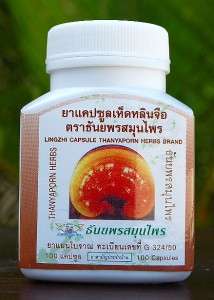  herbal capsules ling zhi reishi type food supplement tonic main