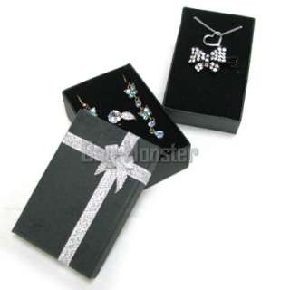 18 Black Jewelry Gift Box Earring Necklace Ring #2 2  
