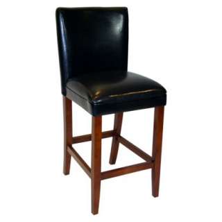 Cherry Wood Barstool   Black.Opens in a new window