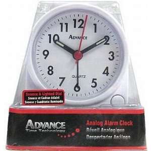  Geneva Clock Co 2064 Advance Alarm Clock white