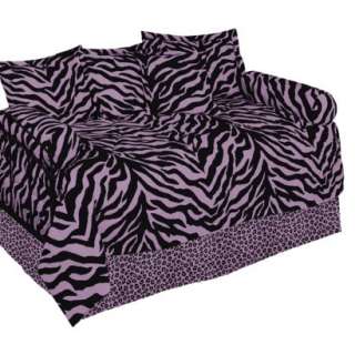 Zebra Daybed Set   Pink/ Black (Twin).Opens in a new window