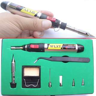Flame Butane Gas Soldering Iron stand Soldering Tips  
